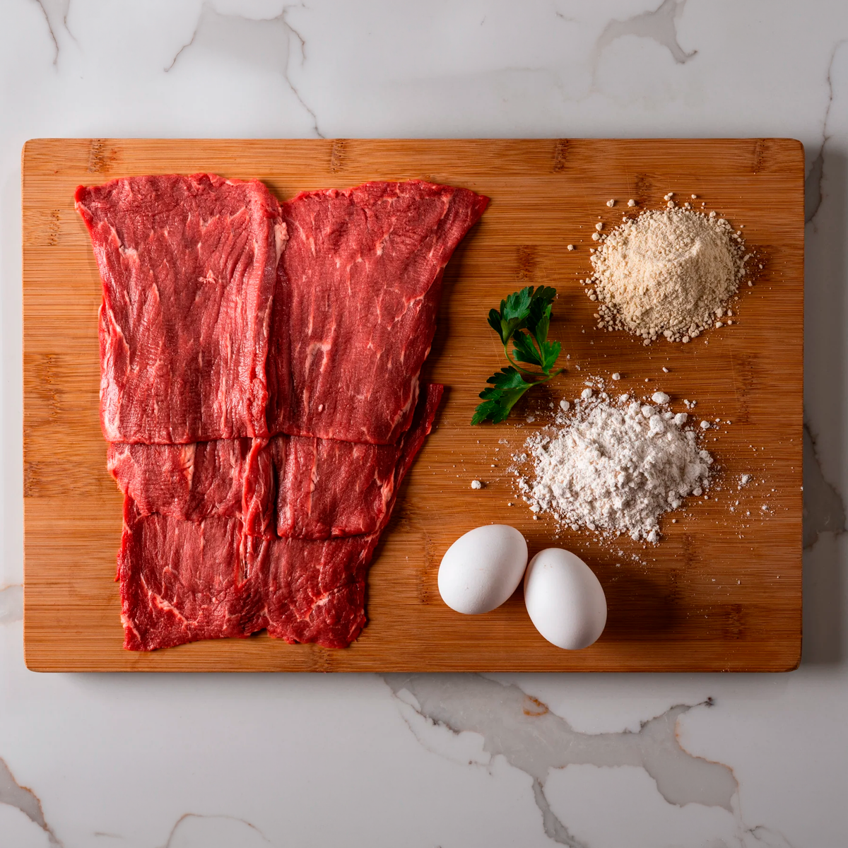 Diario Milanesa De Filete — detalle de marmoleo | MEAT MX