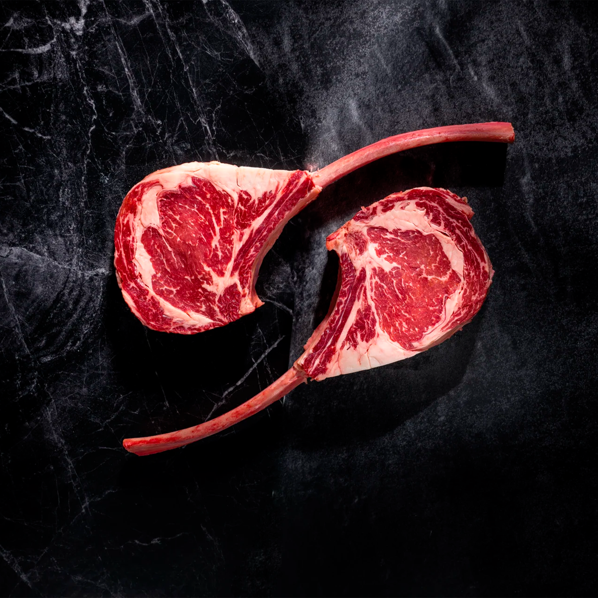 Tomahawk Linz Heritage Angus — detalle de marmoleo | MEAT MX