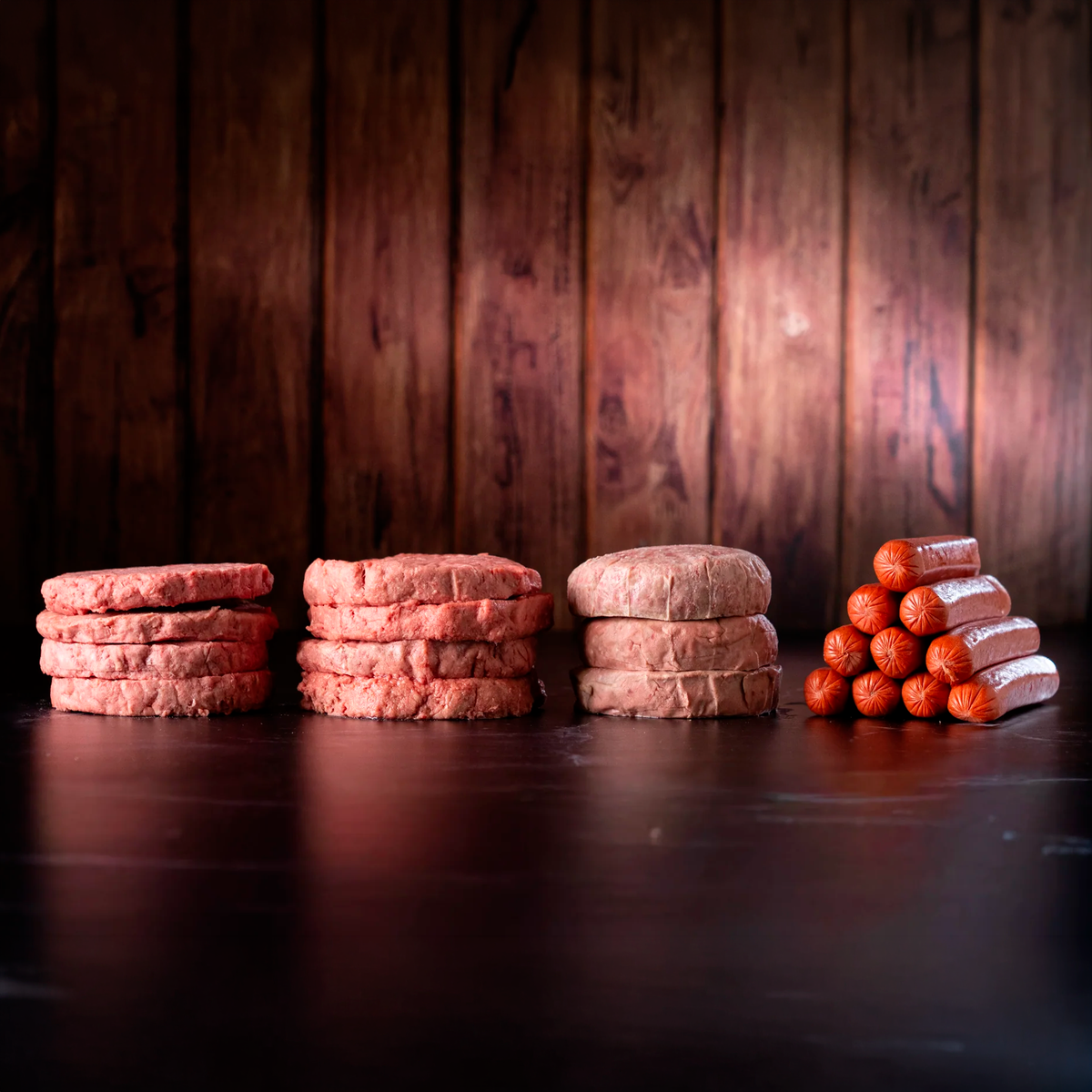 Set Burgers — detalle de marmoleo | MEAT MX
