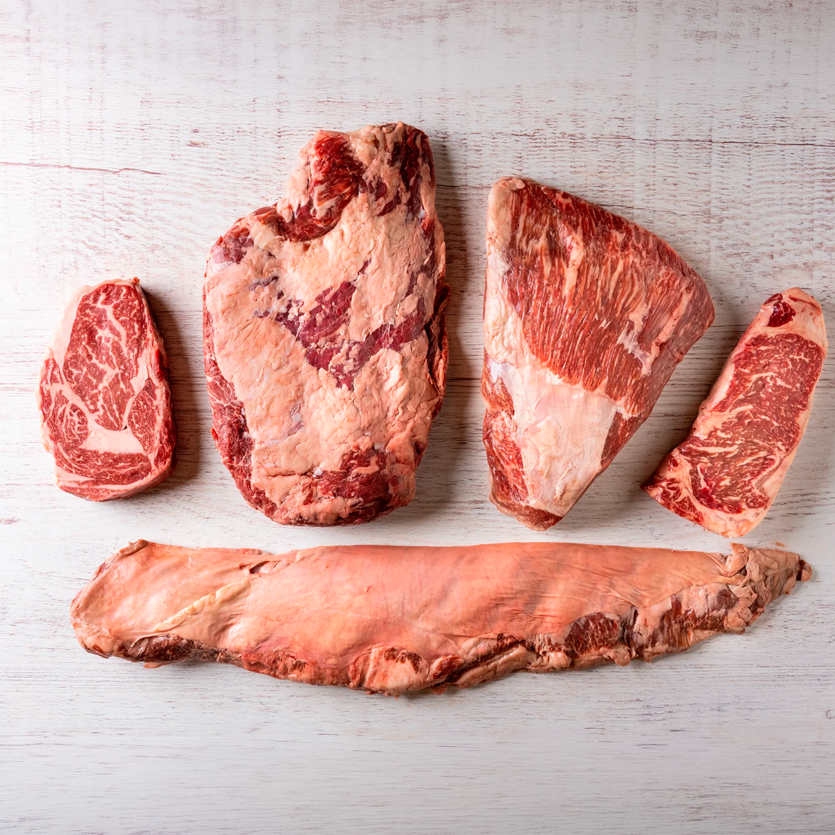 Set Wagyu Cross Srf Gold — detalle de marmoleo | MEAT MX